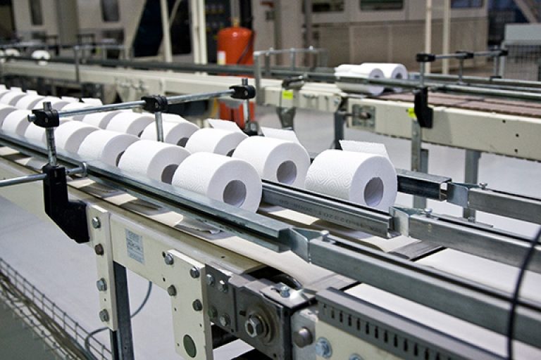 Контроль этапов производства туалетной бумаги