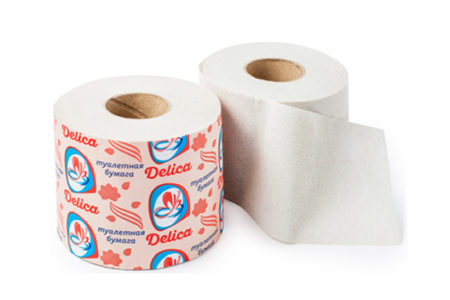 Туалетная бумага Delica на втулке оптом от производителя