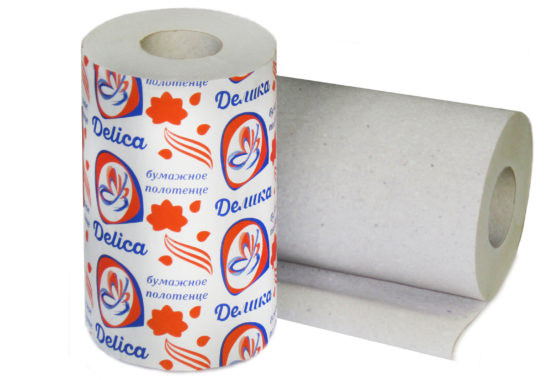 полотенца бумажные на втулке производитель Delica